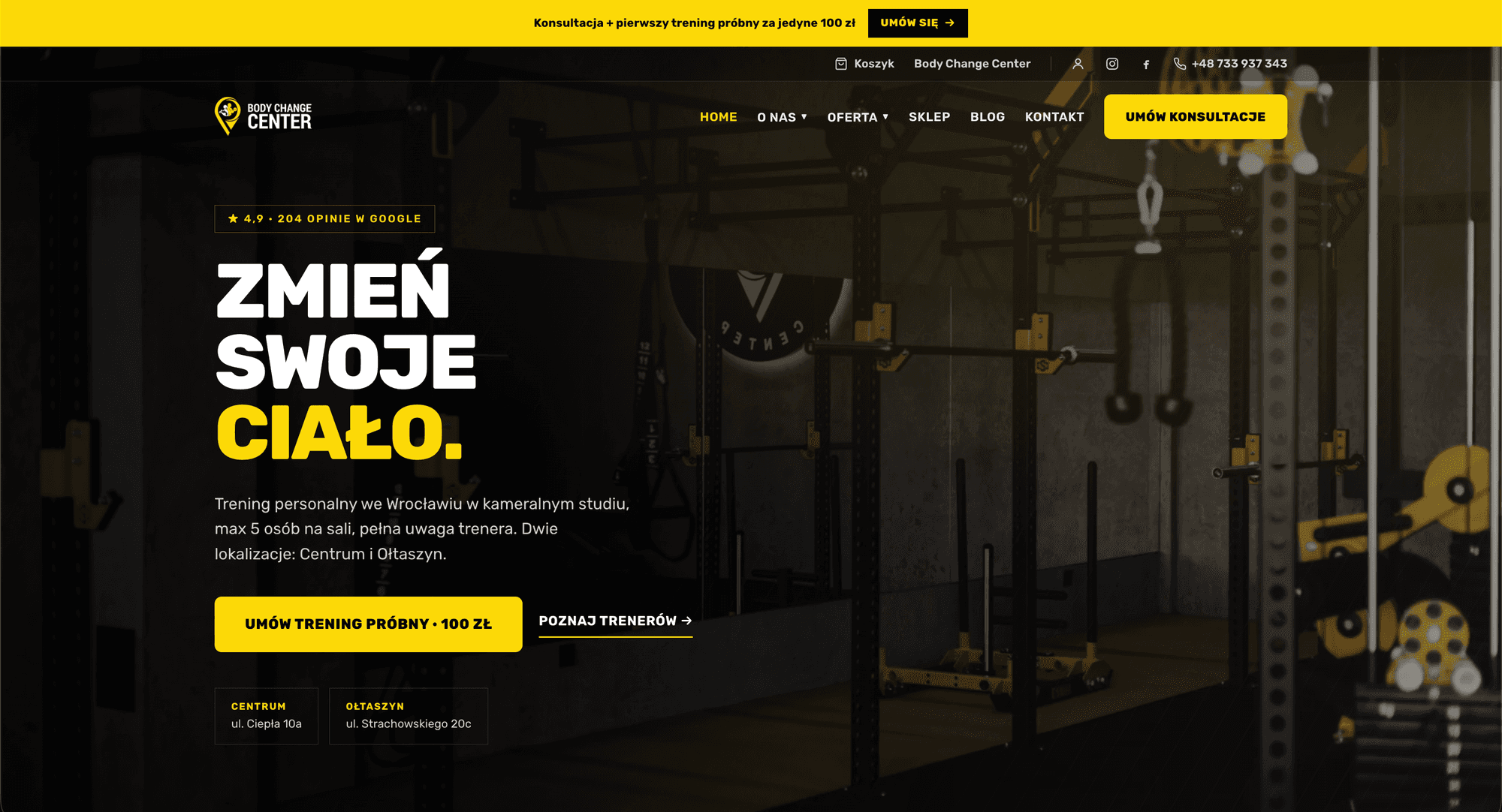 Realizacja: Body Change Center